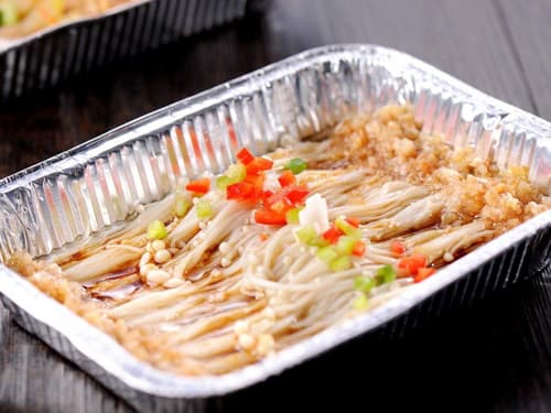 阜城锡纸烤金针菇
